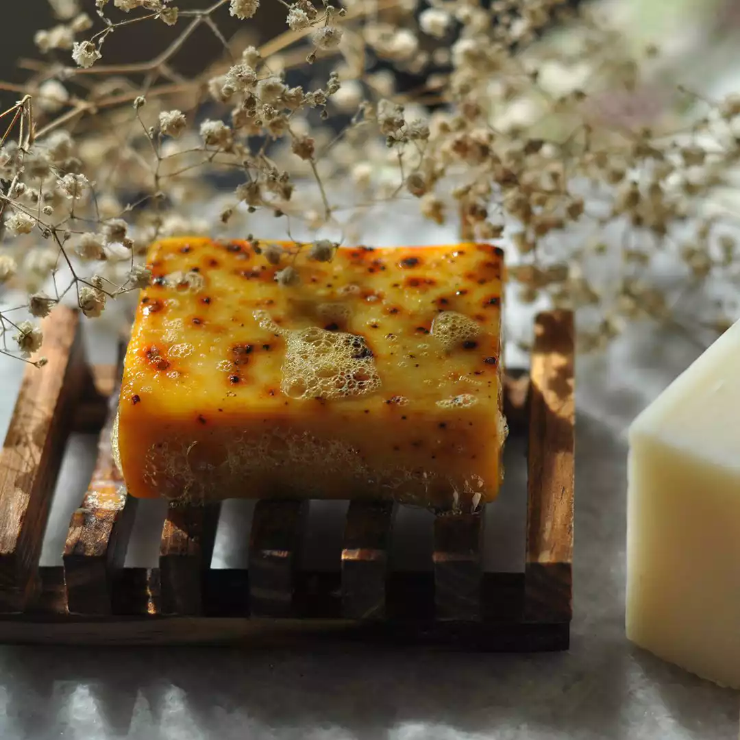 Annatto's Anecdote - Natural Exfoliating & Antioxidant Handmade Soap Bar - Image 3