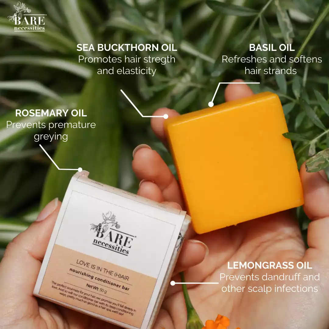 Bare Hair Care Kit - Sulphate-Free Natural Shampoo & Conditioner Bar Duo - Image 10