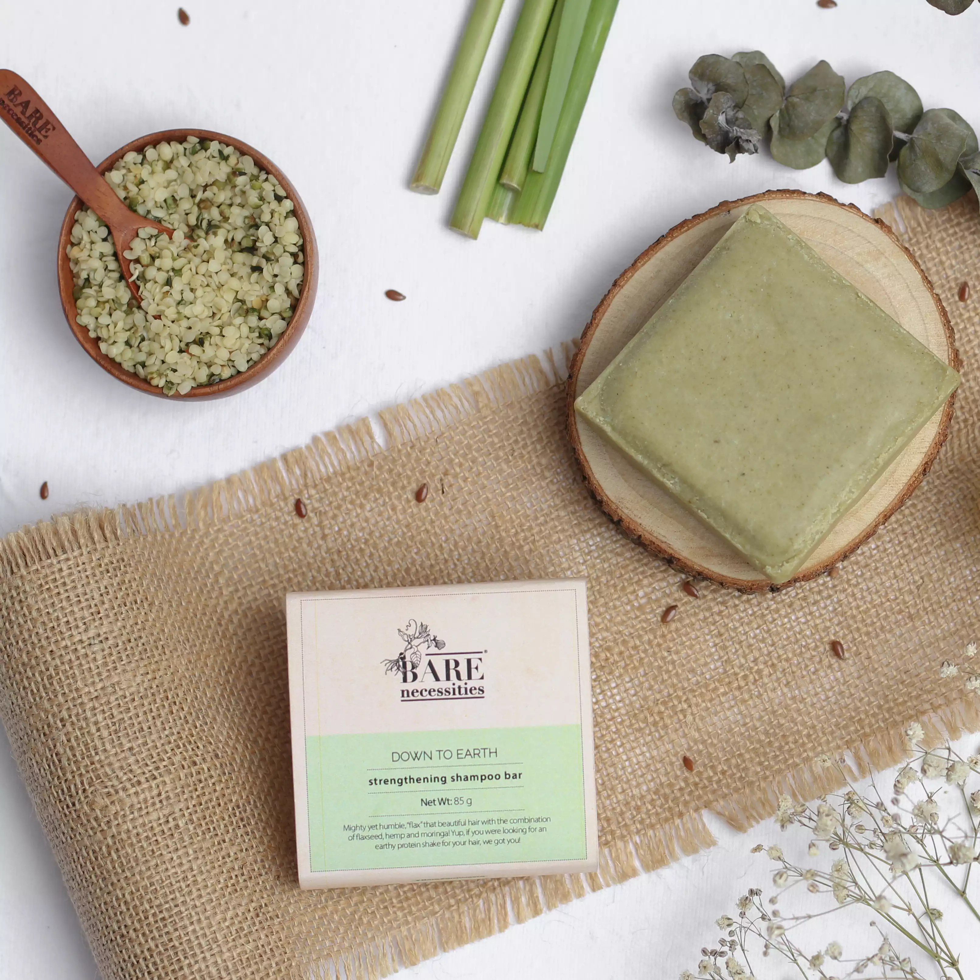 Down to Earth - Sulphate-Free Natural Shampoo Bar for Stronger & Voluminous Hair - Image 3