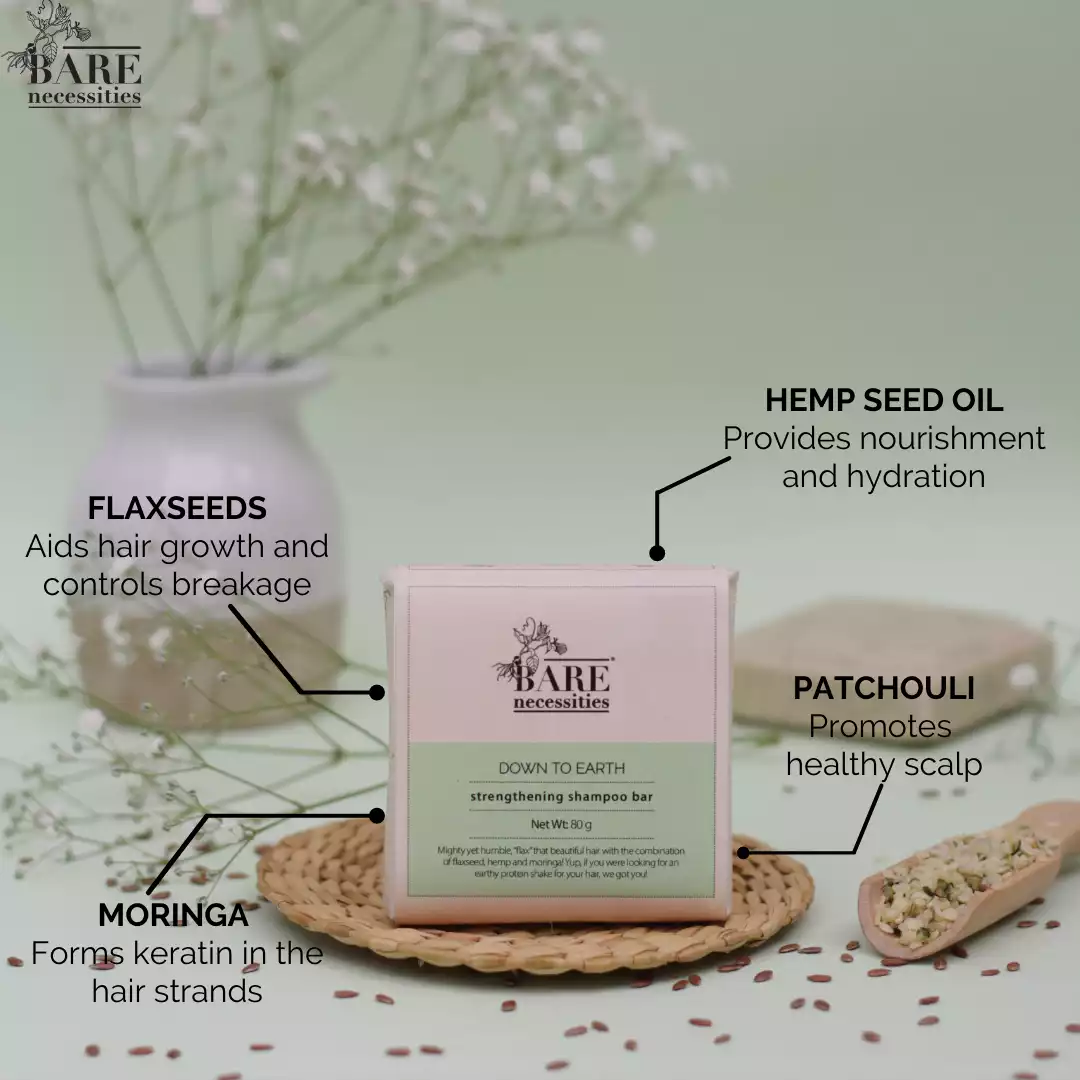 Down to Earth - Sulphate-Free Natural Shampoo Bar for Stronger & Voluminous Hair - Image 6