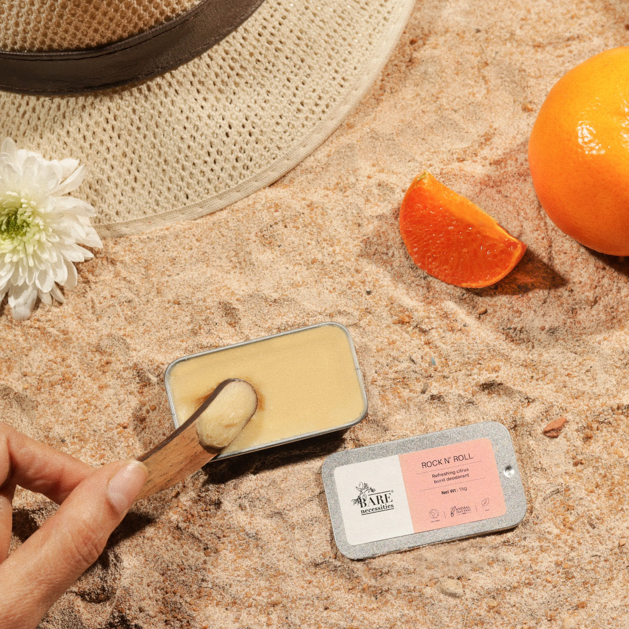 Rock N' Roll - Natural Citrus Solid Deodorant | Aluminium-Free & Baking Soda-Free - Image 3