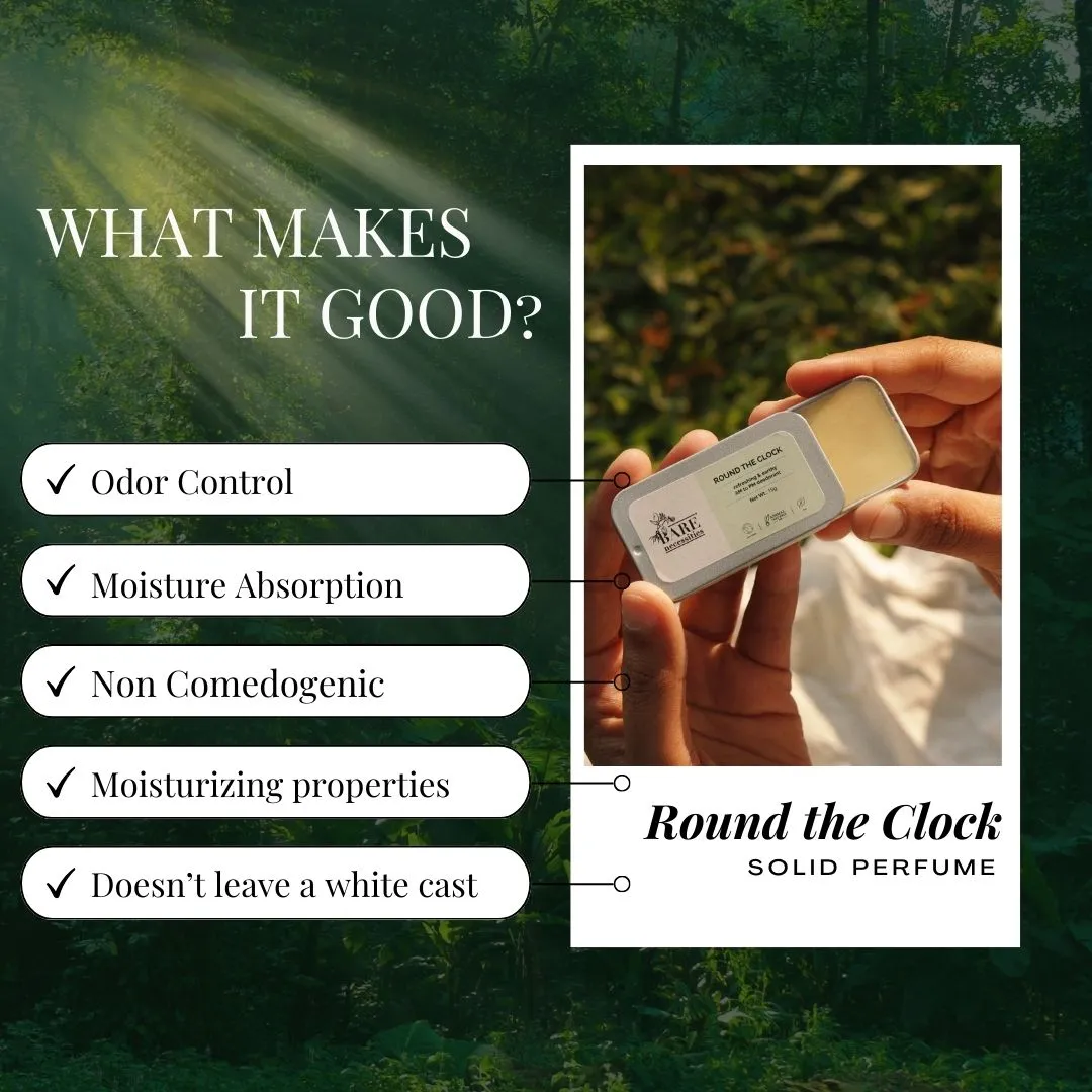 Round The Clock - All-Day Natural Solid Deodorant | Aluminium-Free - Image 4